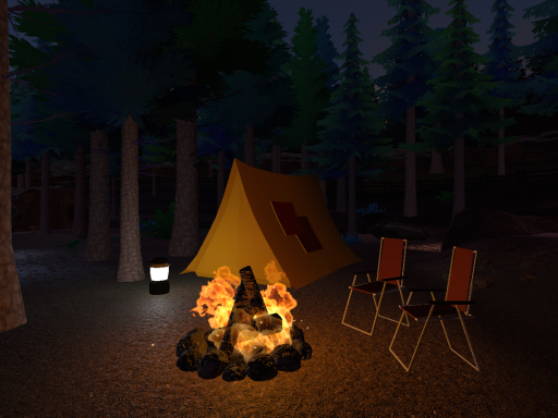 Campsite Movie Night