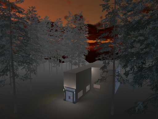 the small house in the woods