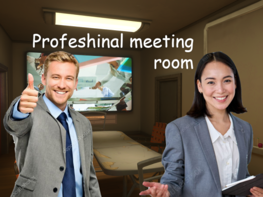 Very Serious Meeting Room for Serious Discussions about Fortnite