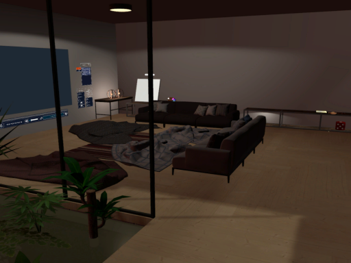 毛布が散らかってる部屋