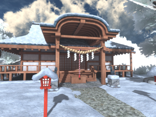 Rue-chan shrine in Worship Winter