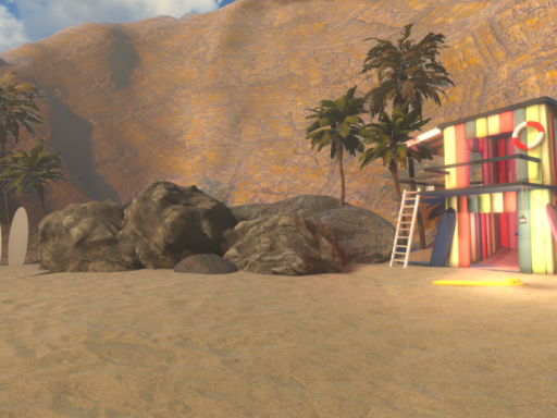 Beach w⁄ Squirt Guns