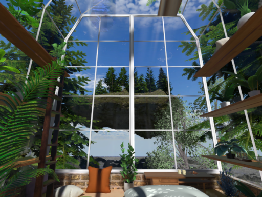 朝風の坪庭 - Morning Iris Garden -