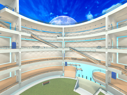 円筒形の展示場 by Tosiakix