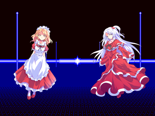 touhou 3D Yumeko and Shinki boss battle v1․05 （Ultra Mode Update）