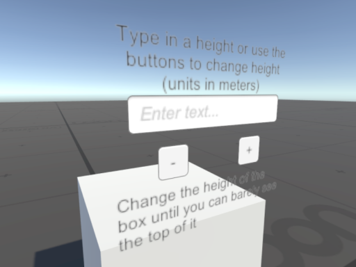 Eye Height Calibration