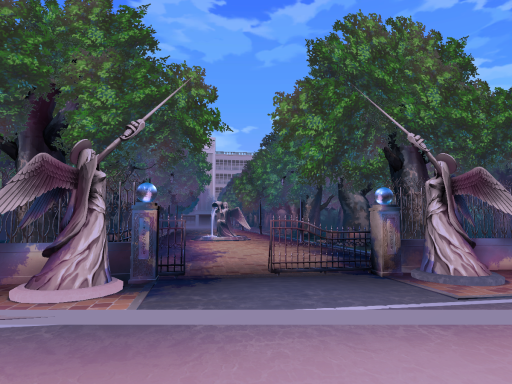 Gyoen Metropolitan Girls' Academy ⁄ School Gates （Arcana Heart X BlazBlue Cross Tag Battle）