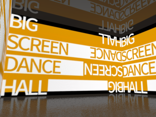 MVを楽しむ為の部屋 BIG SCREEN DANCE HALL