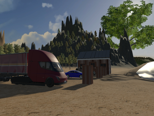 Driving in the mountainǃ