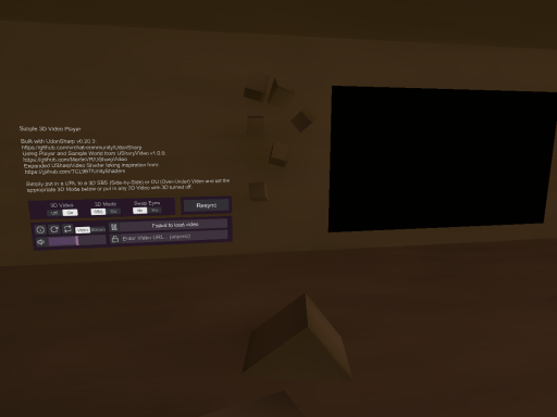 Simple 3D Video Player