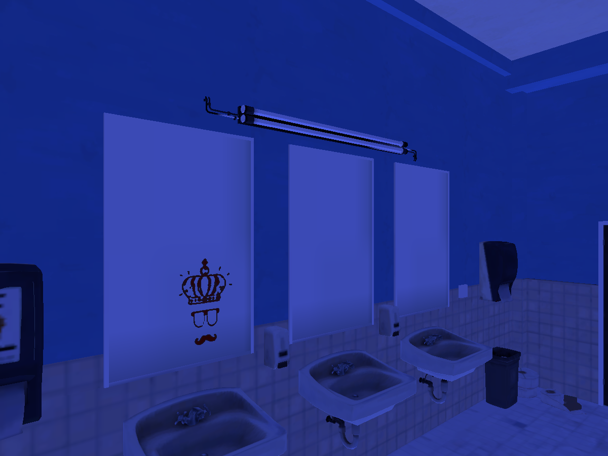 You're at a school dance and you're waiting in the bathroom til it ends