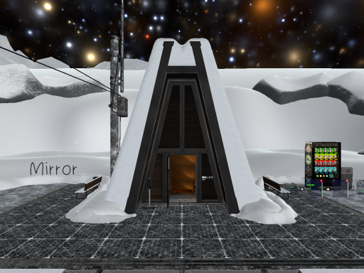 高坂ハウス1․0ーSnowy mountain in this huge universe