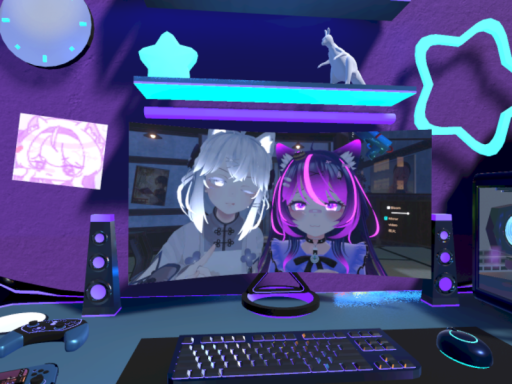 Purple and Light blue