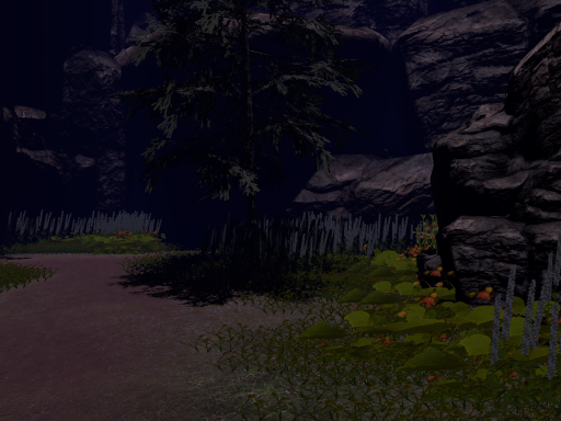 the valley in the woods