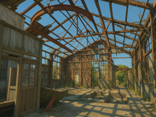 Ruin of military facility