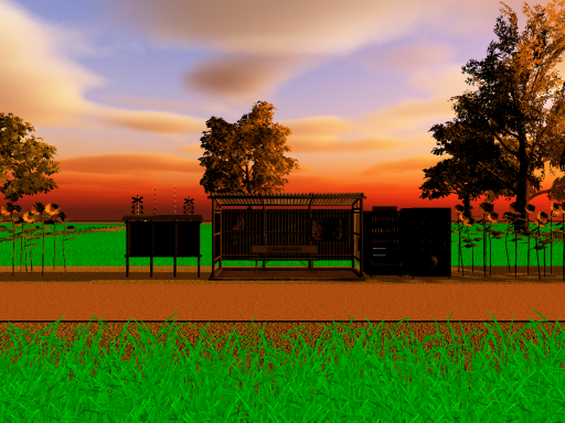 夏の故郷 黄昏 -Hometown of summer at twilight-