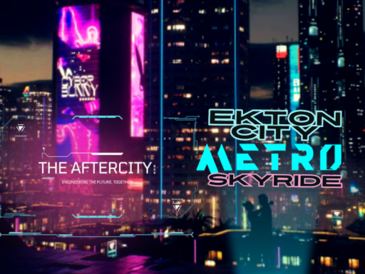 Cyber Metro Train Skyride - Ekton City