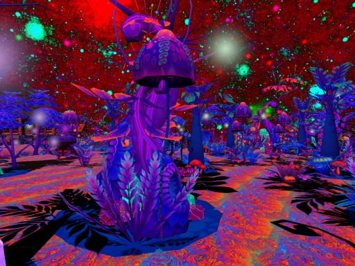 psychadelic forest