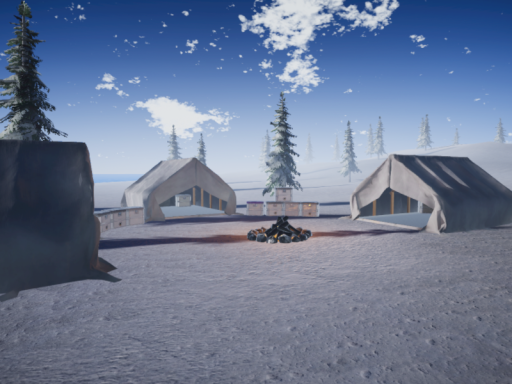 Remote avali scientific camp on Mangila