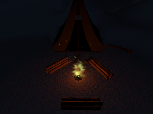 cill around the campfire