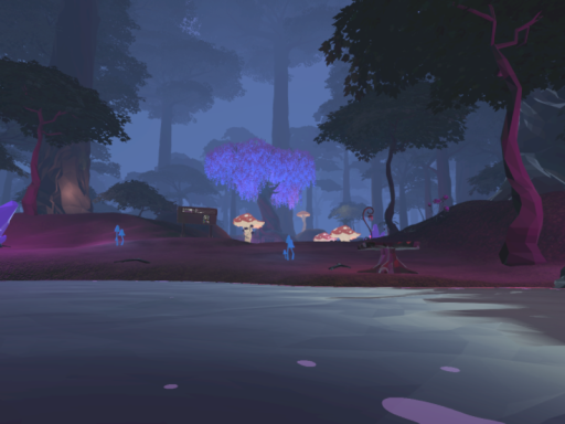 Luma mushroom forest