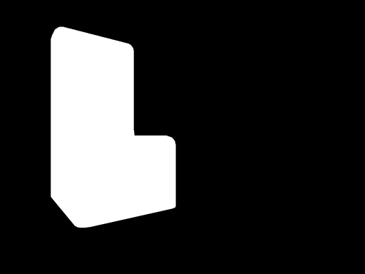 Black void world but theres a glowing white chair