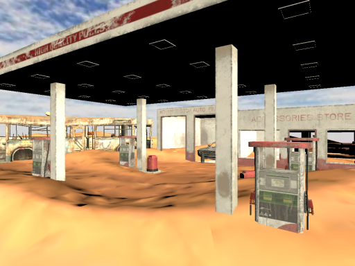Wasteland Gas Station