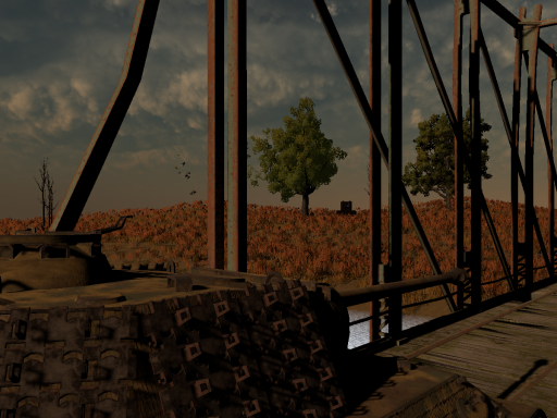 Tank battle in the east