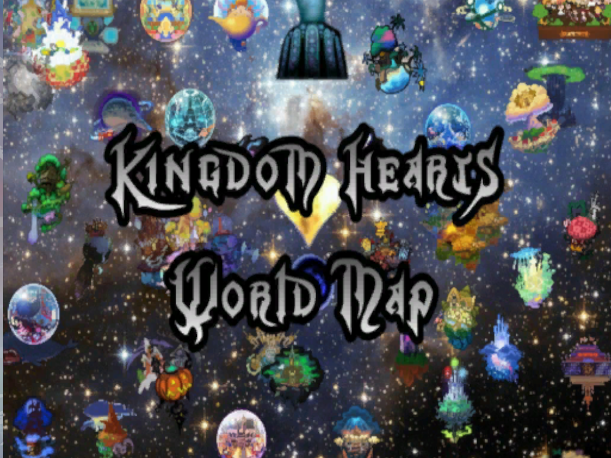 Kingdom Hearts World Map