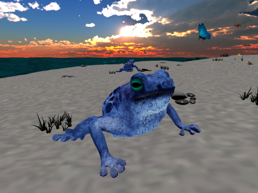 CandyCorn666's Toxic Frog Beach （ vaporwave chill ）