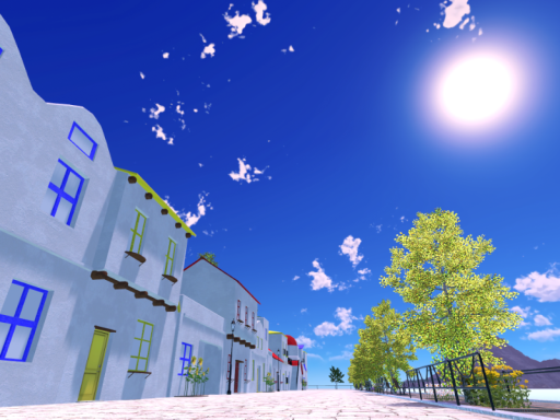 大地の果ての白亜の街 -Re˸Azure sky-