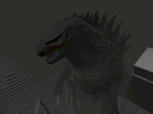 Godzilla strike zone city