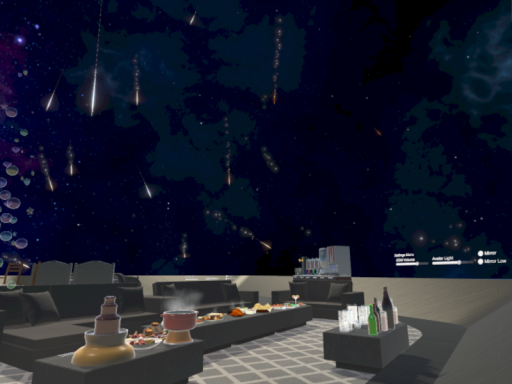 孤橋の上からただ星を眺める（Gazing at the stars from a solitary bridge）