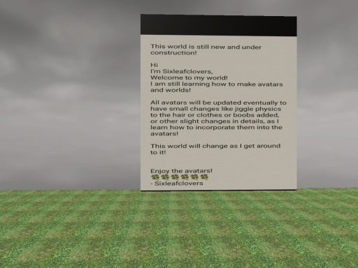 Clover's Avatar Worldǃ