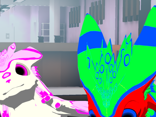 Colorable Reverse Avali Avatar - Avatars 3․0