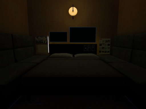 寝ながら動画見る部屋