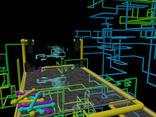 3D Pipes - Club Screen Saver