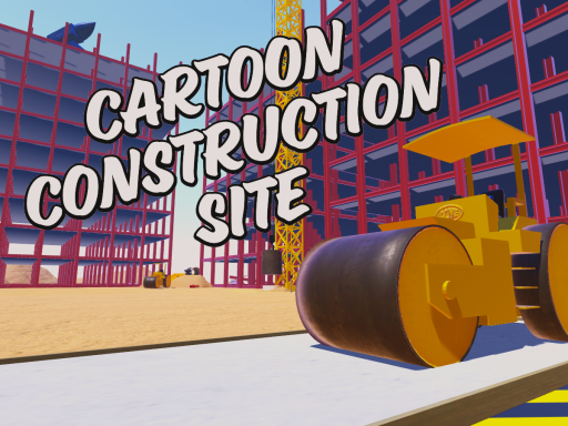 Cartoon Construction Site