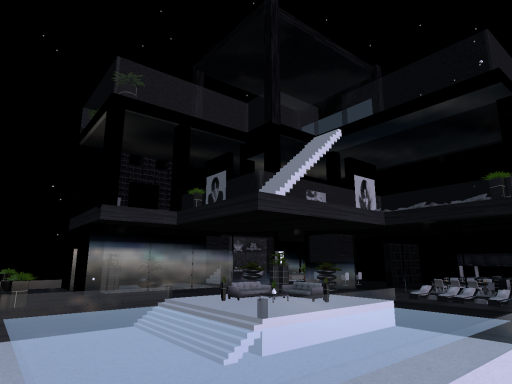 House Floating In Space