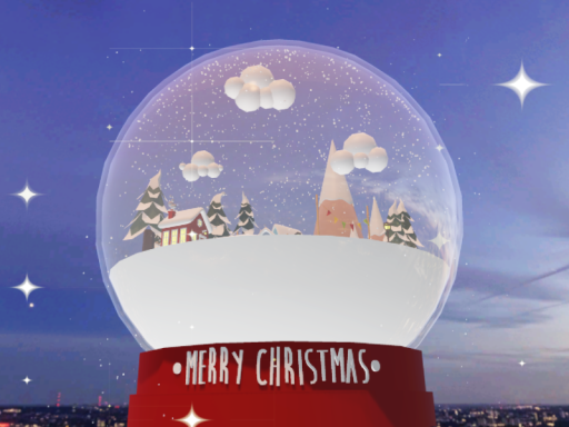 圣诞节水晶球