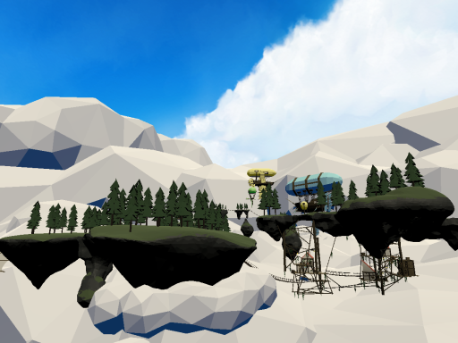 Miniature Float Island