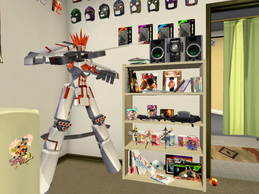 No More Heroes Travis's room