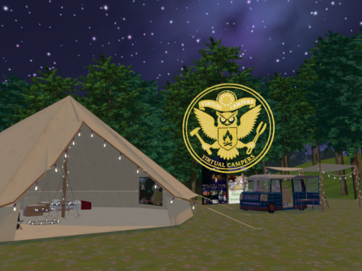 自由レイアウト型VRCキャンプ場