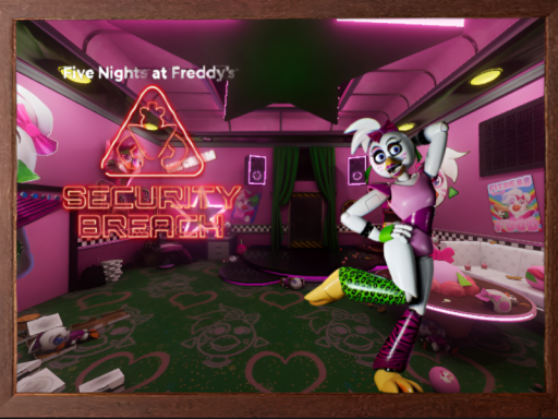 Glam Chica's Greenroom ｜ FNAF SB