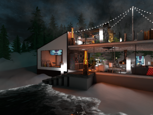 Frostbyte Lagoon--Winter lake