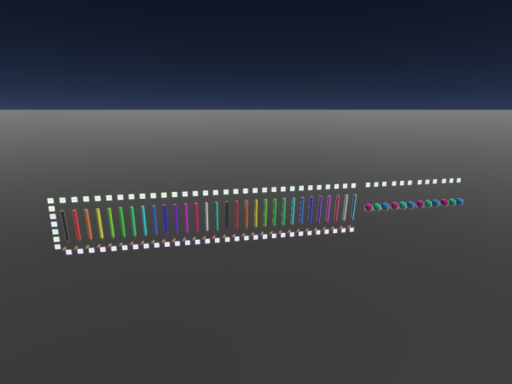 シンプルな作業ワールド