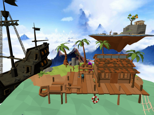 Raptor Islands in the Sky