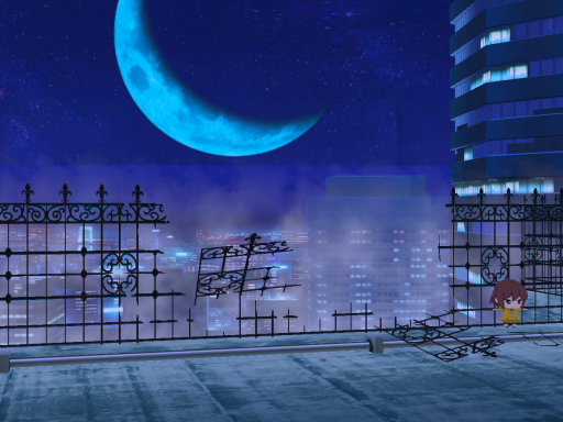 Skyscraper's Rooftop （高層ビル屋上）（Under Night In-Birth）