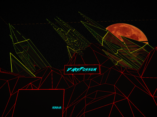 Low Poly Crystal Mountain