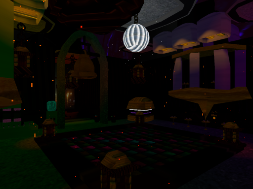 the club in an alleyway